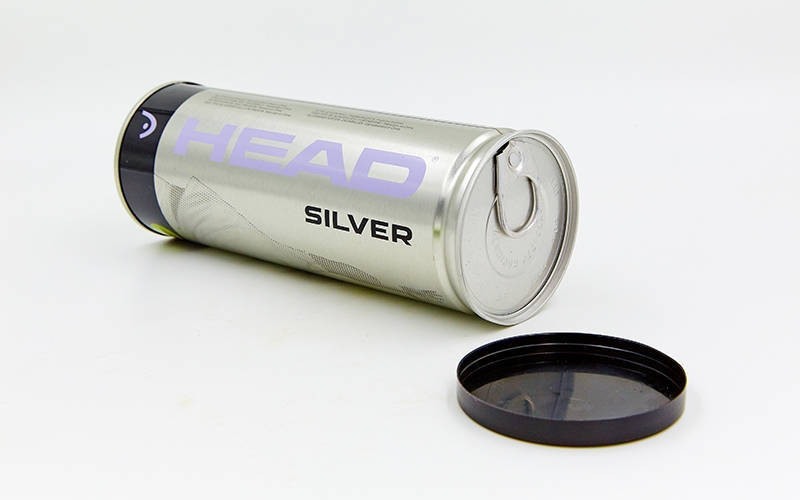 Мяч для большого тенниса Head 571303 Silver Metal Can: 3 мяча в вакуумной упаковке - фото 2 - id-p653916725