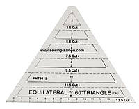 Лекало треугольник для пэчворка MT6012