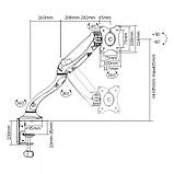 Кронштейн для монітора iTech MBSG-02F, фото 2