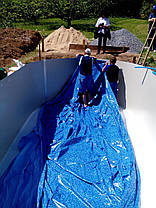 Плівка під мозаїку для збірного каркасного овального басейну Ibiza, Mountfield, Hobby pool, фото 5