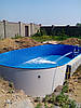 Збірний басейн овальний IBIZA POOL 3,2 х 5,25 х 1,5 метра стаціонарний, фото 7