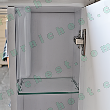 Дзеркало для ванної кімнати Сімпл-Білий 70-17 LED Праве ПІК, фото 2
