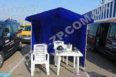 палатка для рекламной акции с печатью, палатка с усиленным каркасом из 20х20 трубы