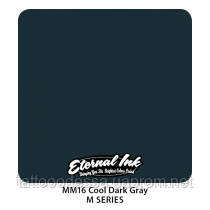 Фарба для татуювальних робіт Eternal ink. M Series. Cool Dark Gray 1/2 oz