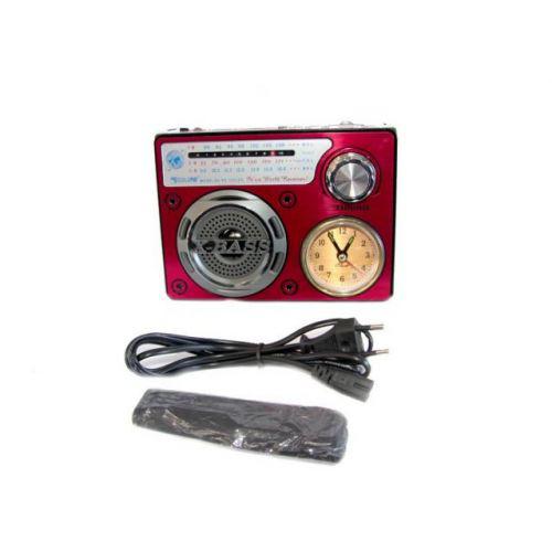 Радіоприймач колонка годинник MP3 Golon RX-722LED Red