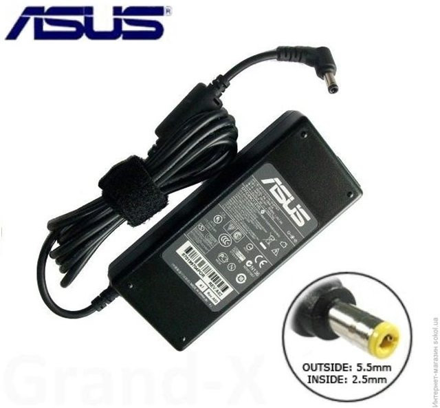 Блок питания Asus 19V 4.74A 90W.Штекер 5.5х2.5мм - фото 1 - id-p48558027