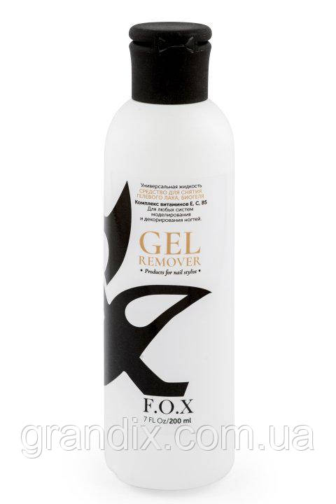 Засіб для зняття гель-лаку FOX Gel remover 500 мл.