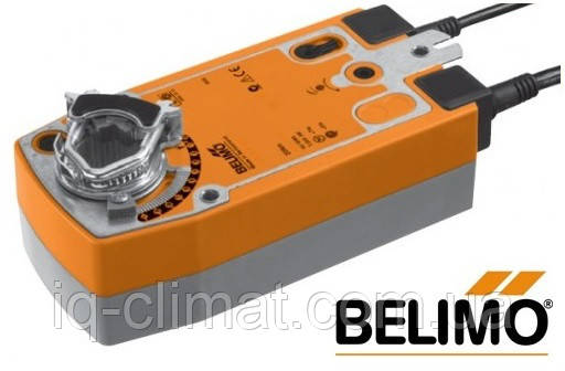 NF24A-SR-S2 Привід Belimo зі зворотною пружиною та аналоговим керуванням для повітряної заслінки 2,0 м²