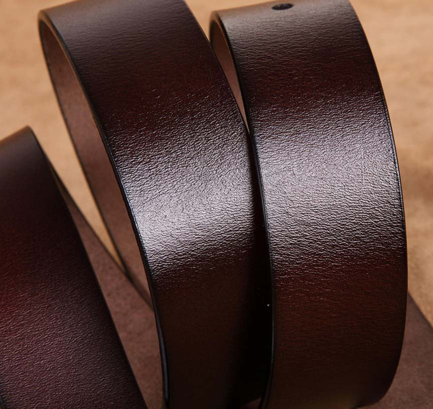 Ремень мужской кожаный LFMB модель 1 (черный) - фото 10 - id-p654065128