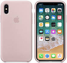 Чохол Накладка для Apple iPhone X, Original Soft Case, Pink Sand, Original Silicone Case
