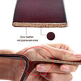 Шкіряний ремінь чоловічий з натуральної шкіри. Чоловічий ремінь пояс для джинсів LFMB Чорний, фото 8