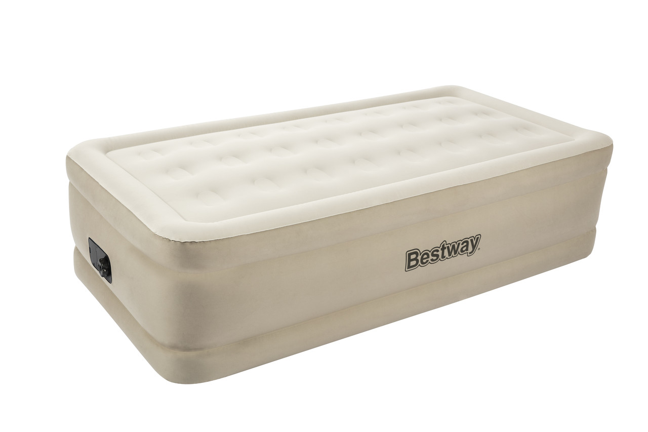 Надувне ліжко Bestway 69017 Essence Fortech 191х97х51см, вбудований електронасос