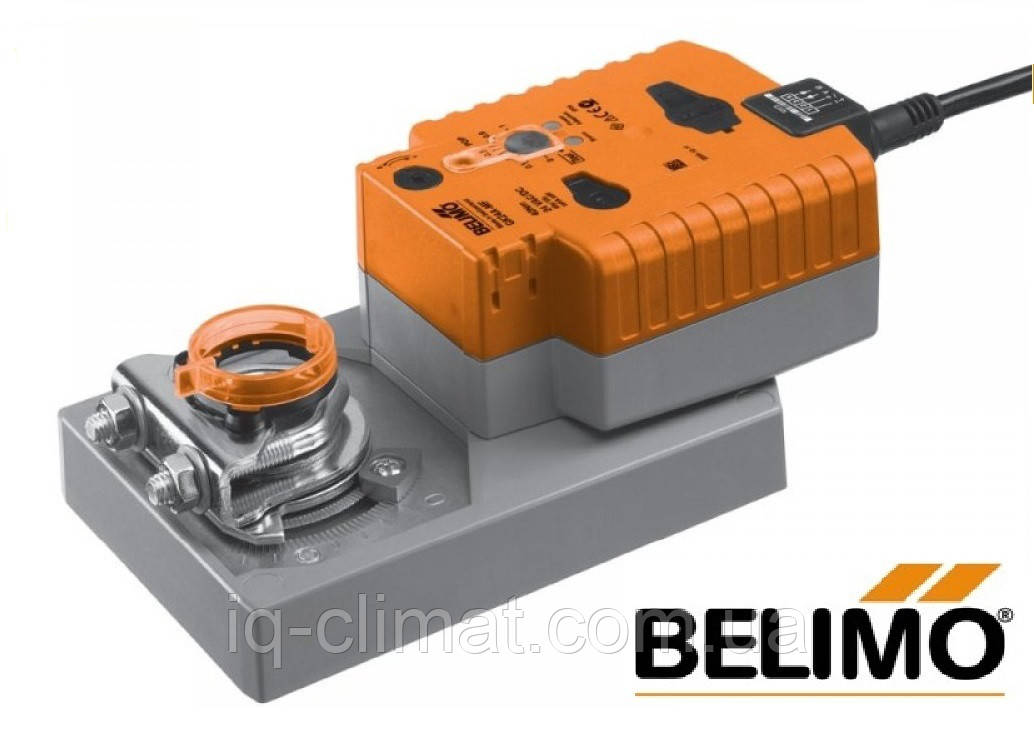 GK24A-SR Привід Belimo з конденсаторним поверненням та аналоговим керуванням для повітряної заслінки 8 м²