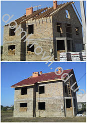 Монтаж керамической черепицы Roben Piemont.