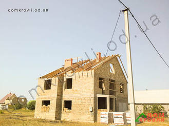 Монтаж керамической черепицы Roben Piemont.