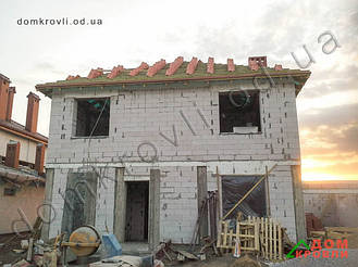 Монтаж керамической черепицы Tejas Borja  TB12 Red. 