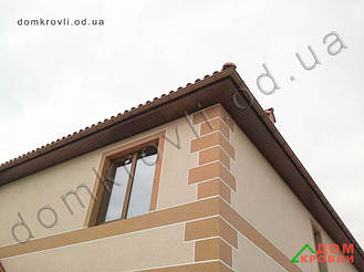 Монтаж керамической черепицы Tejas Borja  TB12 Red. 