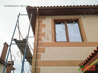 Монтаж керамической черепицы Tejas Borja  TB12 Red. 