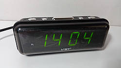 Годинник мережевий VST 738-2 зелений