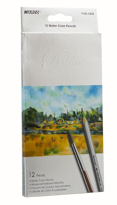 Акварельні олівці Marco Raffine 12 кольорів 7120-12