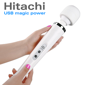 Вібратор мікрофон великий для клітру на акумуляторі Hitachi USB Magic Power потужний вібромасажер