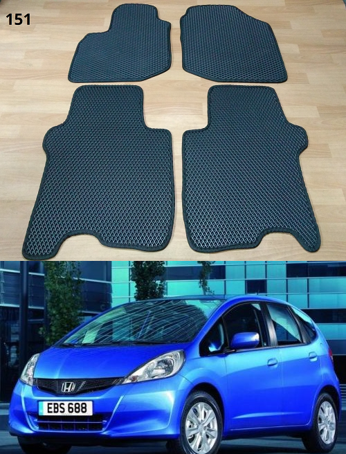 Коврики ЕВА в салон Honda Jazz III / Fit '08-15 - фото 1 - id-p653000290