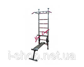 Шведська спортивна стінка «Fitness Pro m.3» (Black), фото 4