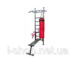 Шведська спортивна стінка «Fitness Pro m.3» (Black), фото 6