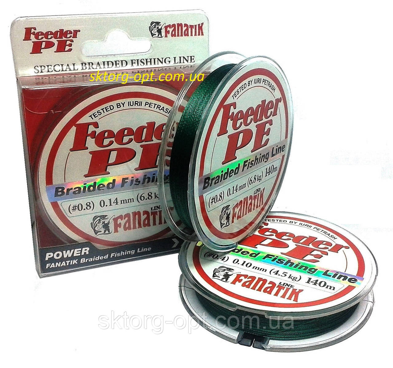 Шнур плетений FANATIK Feeder PE X4 140 м. (#1,2 ) 0,18 мм Green 9.0 kg