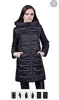 Весенняя куртка Clasna CW18C-021CW black черная S, M