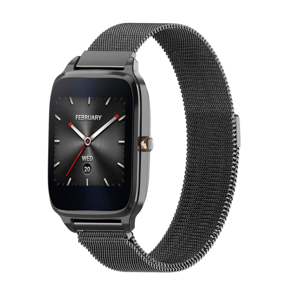 Міланський сітчастий ремінець для годинника Asus ZenWatch 2 (WI501Q) - Black, фото 1