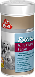 Вітаміни для старіючих собак 8in1 Excel Multi Vitamin Senior (Ексель Мульти Віт Сеньйор) 70шт