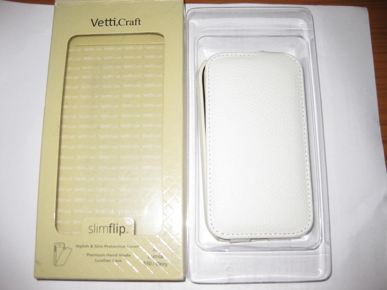 Чохол Vetti Craft Slim HTC Desire C /diamond Golf S-whte