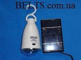 Акумуляторна лампа з 7 SMD LED GDLITE GD-5007s на сонячній батареї з пультом, фото 2