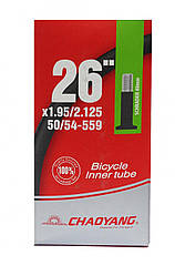 Камера велосипедна ChaoYang 26 x 1,95 / 2,125 AV (48 мм)