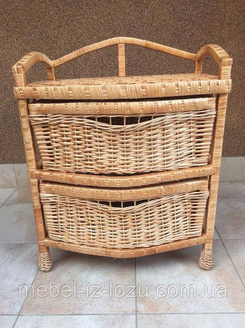 Комод із 2 опуклими ящиками , фото 1