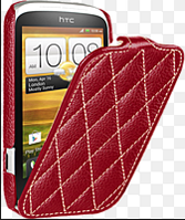 Чохол Vetti Craft Slim HTC Desire C /diamond Golf S-Red