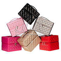 Кейс "Діамант" із висувними поличками для зберігання косметики, біжутерії