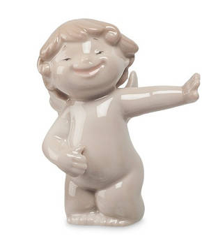 Порцелянова фігурка Ангелочок-юнь (Pavone) JP-01/6