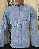 Стильна стрейчева сорочка для хлопчика 116-152 см (роздр) (Г02) (пр. Туреччина)