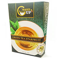 Зелёный цейлонский чай WakeCup с кусочками Старфут (Green Tea with Star Fruit) 100г