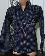 Стильная стрейчевая рубашка для мальчика 116-152 см (розн) (ТС04) (пр. Турция)