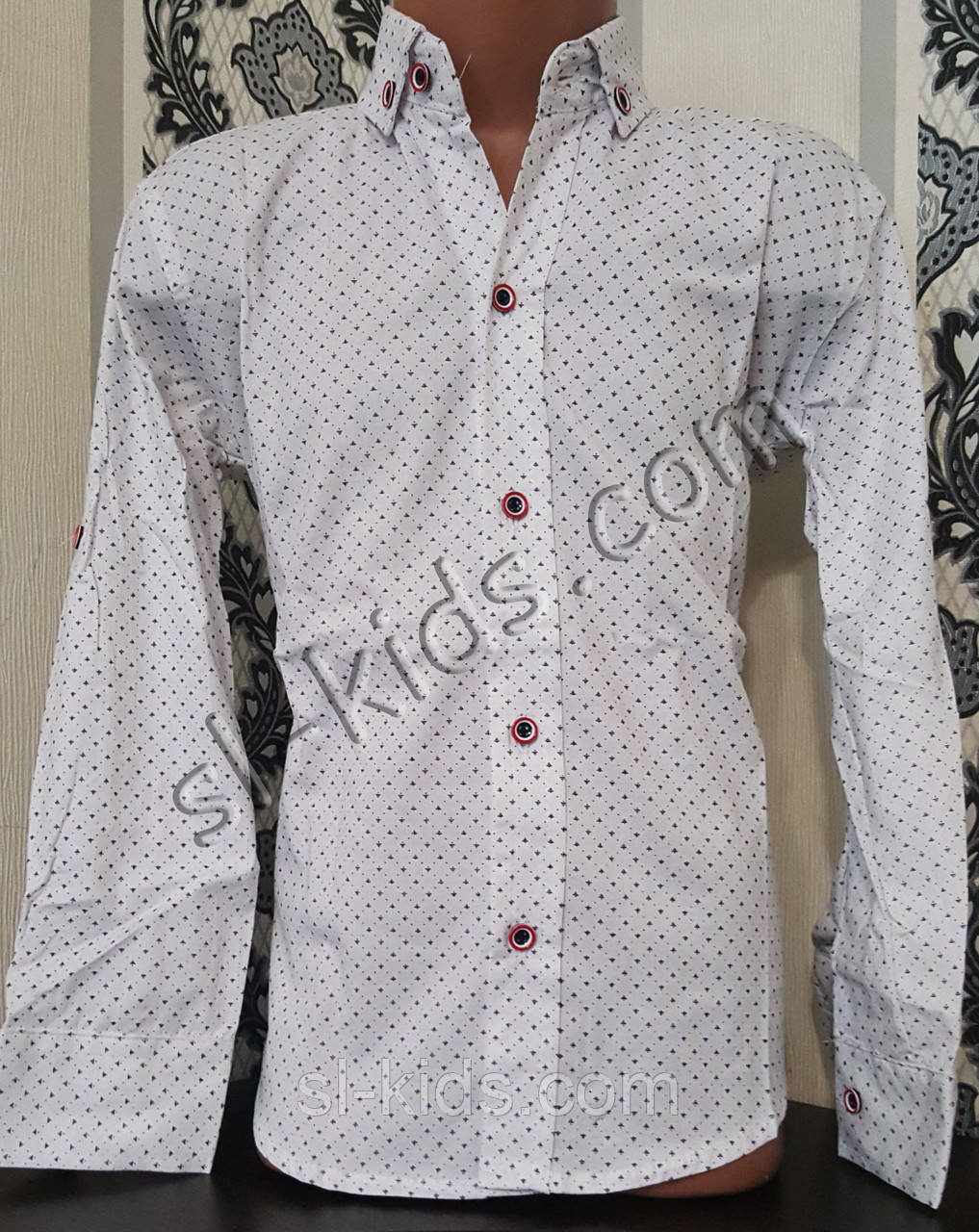 Стильна стрейчева сорочка для хлопчика 116-152 см (розн) (БК04) (пр. Туреччина)