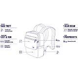 Рюкзак 2 в 1 "антизлодій" Slingsafe LX350, 6 ступенів захисту, фото 9