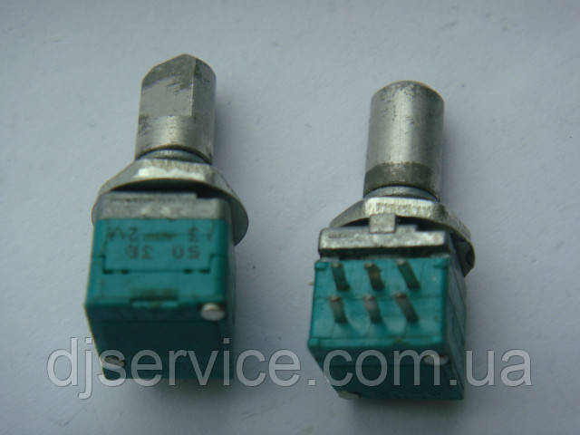 Потенціометр ALPS b50k 15mm noMID для пультів