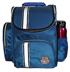 Ранець каркасний ортопедичний Tiger Однотонний 63001 Синій і Червоний