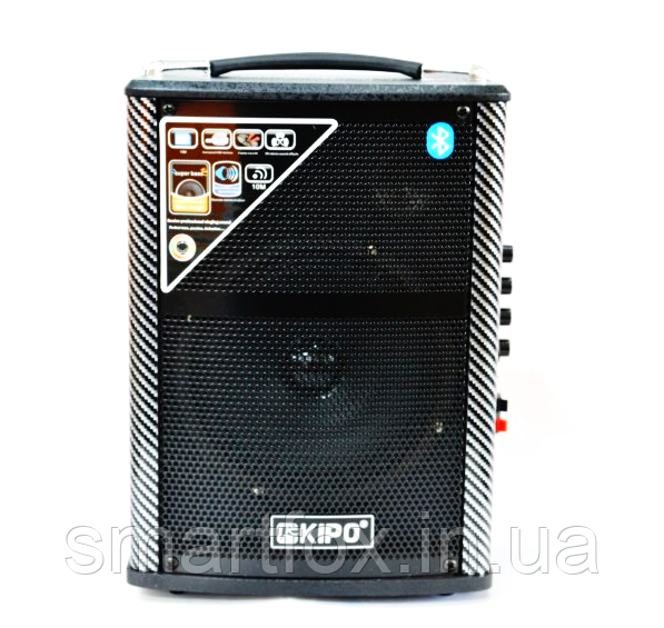 Портативна колонка Bluetooth KIPO KB-Q1 у вигляді валізи