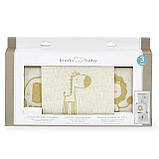 Кошик для іграшок Koala Baby 3 Pack Canvas Bins — Gold Foil Animals, фото 2