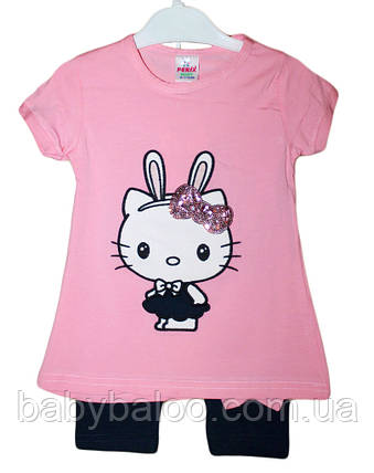 Костюм паєтки "Hello kitty"( від 3 до 6 років), фото 1
