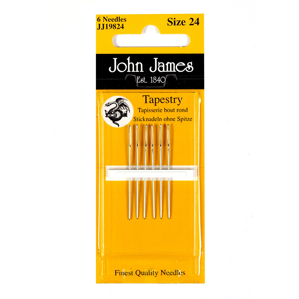 Набір гобеленових голок John James (Англія) Tapestry/Cross Stitch №24 (6ШТ) JJ19824